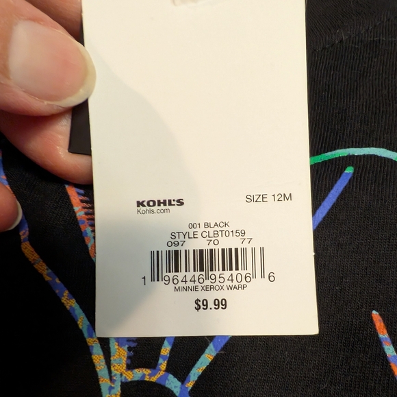 Disney Celebrate Together Minnie Mouse T-Shirt, Size 12 Months, NWT! - Picture 4 of 4